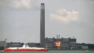 Fawley Power Station  Demolition of boilers 3 and 4  Thursday 29th July 2021 [upl. by Winser]