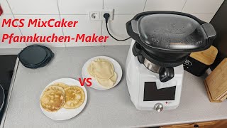 Monsieur Cuisine Smart Thermomix PfannkuchenMaker Test [upl. by Aicineohp896]