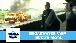 Broadwater Farm Estate Riots  Thames News [upl. by Anaugahs]