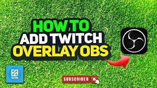 How to add twitch overlay obs 2024 [upl. by Fedak]