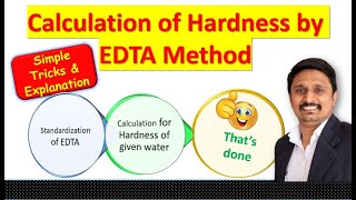 EDTA method for calculation of hardness of water  EDTA Standardization [upl. by Aehtna]