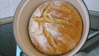 Brot backen 🍞 ohne kneten  schnell amp einfach  in weniger als 2 Stunden zum fertigen Brot [upl. by Peppi]