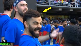 IPL 2024  Virat Maxwell Faf Alan Practice Match At RCB Unbox Event Today Full Video Highlights [upl. by Nanaek]