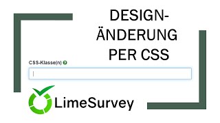 LimeSurvey CSSKlassen [upl. by Knah]