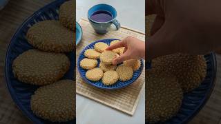 Healthy SugarFree Tahini Cookies Easy Recipe [upl. by Leblanc571]