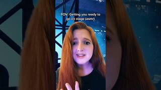 you’re going on stage pov asmr asmrroleplay celebrity [upl. by Aneloaup]