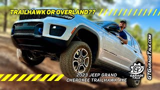 2023 Jeep Grand Cherokee Trailhawk 4xe OffRoad Review [upl. by Novelc]