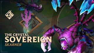 The Crystal Sovereign Skaner 🦂​​​ RuneForge—LoL Custom Skins [upl. by Ykvir]