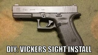 Wilson Combat  Vickers Elite Tactical Sight Install for Glock [upl. by Notned]