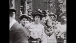 Superb Footage of the East End of London in the 1900s  Film 1011683 [upl. by Jelle190]