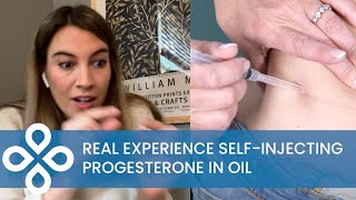 Progesterone in Oil Injection IVF  Her Real Experience [upl. by Aicital600]