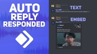 Auto Reply Auto Responder Discord Bot Dyno [upl. by Alanson]