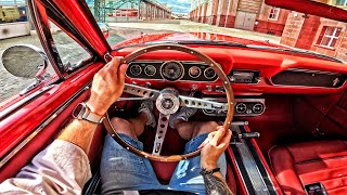 1966 Ford Mustang 1st gen 33 AT  POV TEST DRIVE [upl. by Publea297]