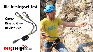 Klettersteigset Test Camp Kinetic Gyro Rewind Pro bergsteigencom [upl. by Savitt]