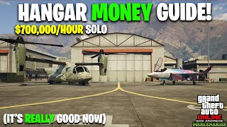 HANGAR MONEY GUIDE Up to 700kHour SOLO  GTA Online Hangar Business Guide 2024 [upl. by Netfa]