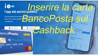 Come si attiva il Cashback su IO  BancoPosta [upl. by Sidon]