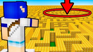 Noob encontrou Labirinto de LUCKY BLOCK Minecraft [upl. by Ramuk]