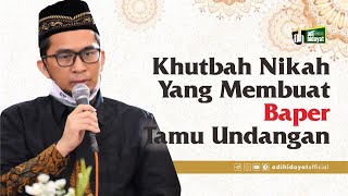 NASIHAT PERNIKAHAN DARI UST ADI HIDAYAT  HALAQAH CINTA RICIS RYAN AKAD NIKAH [upl. by Cobbie638]