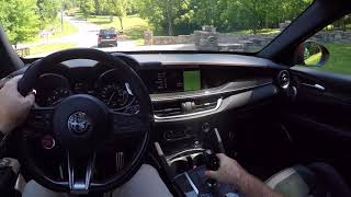 2018 Alfa Romeo Stelvio Quadrifoglio POV Test Drive [upl. by Giardap]