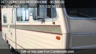 1977 CONCORD MOTORHOME  for sale in Longmont CO 80501 [upl. by Ornie]