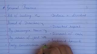 General Business part 2  Shorthand Writing  Cursive Handwriting  Stenography  English steno [upl. by Nnylyahs]