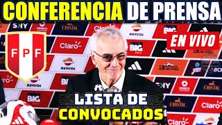 SONNE Y TUNCHE CONVOCADOS🔴 CONFERENCIA DE PRENSA JORGE FOSSATI  SELECCION PERUANA  EN VIVO [upl. by Latsryc]