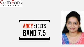 Camford IELTS student MrsAncy Jose scores Listening 8 Reading  75 Writing 7 amp Speaking  75 [upl. by Edmee161]