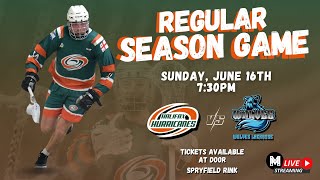 Halifax Hurricanes vs Sackville Wolves JrA COED ECJLL Regular Season Sunday June 16th [upl. by Noinatrad186]