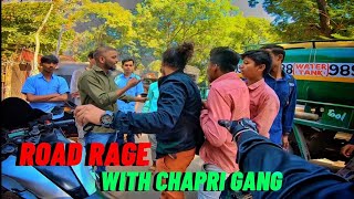 Road Rage with chapri gang  road rage with cycle gang djprincevlogs [upl. by Fraase]