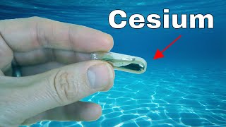 Opening a Vial of Cesium Underwater [upl. by Anaihsat579]