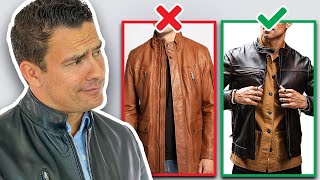 How To Style A Leather Jacket As An Adult Man [upl. by Hgielrahc]