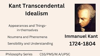 Kant Transcendental Idealism  Noumena and phenomena Western Philosophy  UrduHindi [upl. by Saimerej294]