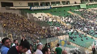 Bursaspor 10 Ankaragücü  Ankaragücü tribünü Bursa’da [upl. by Mathre]