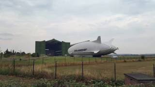 Airlander 10 back in hangar [upl. by Ahsiri]