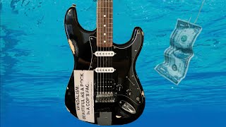 Nirvana Nevermind All Riffs on Fender Vandalism Stratocaster [upl. by Trista]