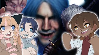 Vtubers First Time Reaction to Max0r  An Incorrect Summary of Devil May Cry 5 PART 1 [upl. by Enella]