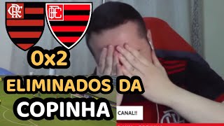 REACT FLAMENGO 0X2 OESTE  COPINHA  ESTAMOS ELIMINADOS [upl. by Ardnic]