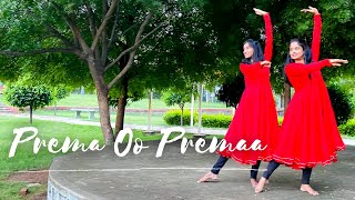 Prema O Premaa Song 1080p  Kathak Dance Cover by Manasa amp Deepika [upl. by Einama]