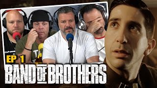 Band Of Brothers reaction episode 1 [upl. by Yeldud]