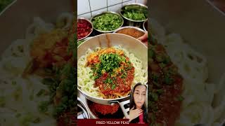 Sichuan Style Noodles chinesenoodles streetfood noodles food chowmein trending shorts [upl. by Biel]