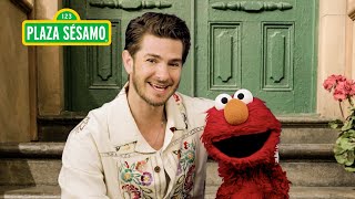 Plaza Sésamo ¡Elmo conoce a Andrew Garfield [upl. by Aramal]