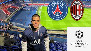 MEIN ERSTES CHAMPIONS LEAGUE SPIEL😍⚽️  PSG VS AC MILAN STADIONVLOG🏟️🔥 [upl. by Niawat217]