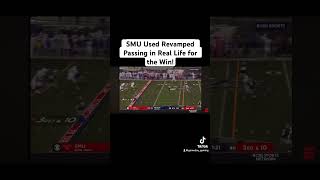 SMU used REVAMPED PASSING in Real Life collegefootball [upl. by Aerdua]