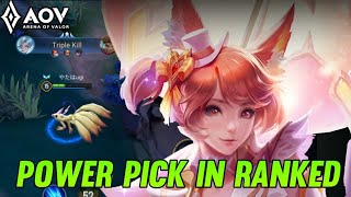 AOV  LILIANA MELODY GAMEPLAY  POWER PICK IN RANKED  ARENA OF VALOR [upl. by Ranzini805]