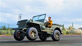 Forza Horizon 5 1350HP ULTIMATE SLEEPER 1945 JEEP WILLYS Drag Build [upl. by Lyj232]