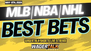 Free Picks amp Predictions for MLB  NBA  NHL Playoff BEST BETS May 8th [upl. by Acilef264]