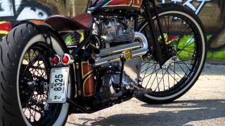 Frau Blucher a 1960 Kustom Triumph by Angry Monkey Motorcycles [upl. by Affay]