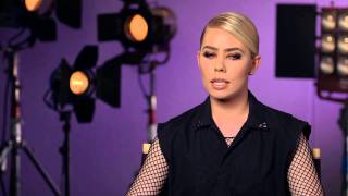 Pitch Perfect 2 Brigitte Hjort Sørensen quotCommissarquot Behind the Scenes Movie Interview  ScreenSlam [upl. by Anotyal]