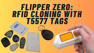 Flipper Zero RFID Cloning With T5577 Tags [upl. by Nomed]