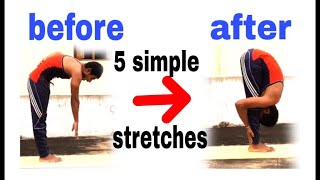 How to do standing forward bend for beginners yogasana padahastasana home yoga  Steve Ed J [upl. by Carmina923]